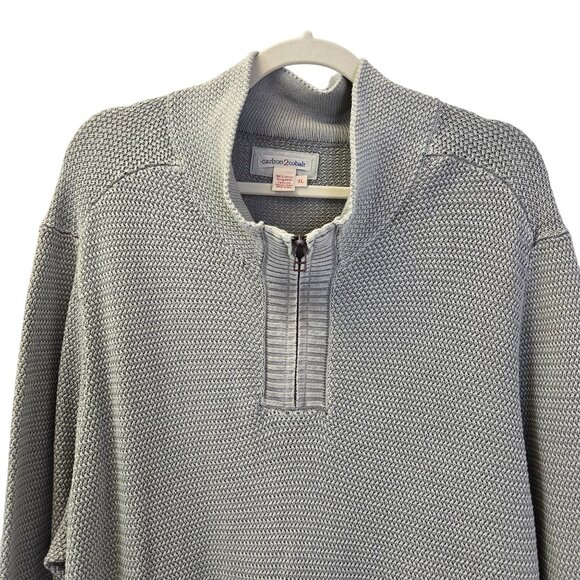 Carbon2Cobalt Refresh Quarter Zip Knit Sweater Size XL - Picture 4 of 5